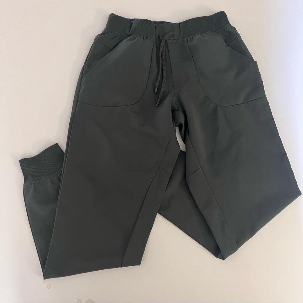 Legend Joggers Casual Green Athletic Drawstring Pockets Size Small